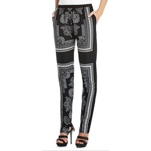 NWT BCBG Michael Paisley Relaxed Pant